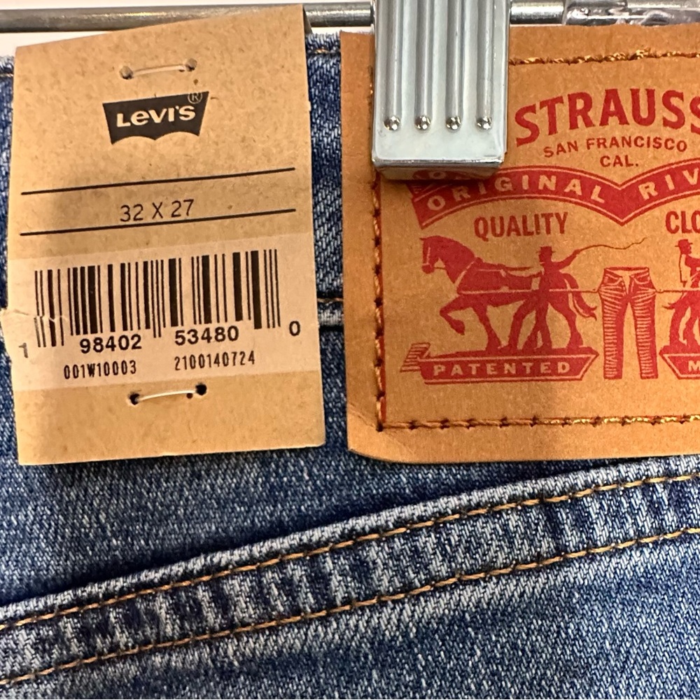 Levi's Womens Blue Jeans 725 kick boot. Size 32 - Picture 11 of 11